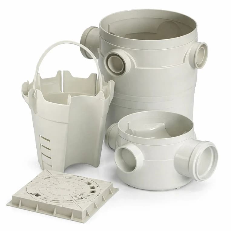 Caixas e ralos de esgoto